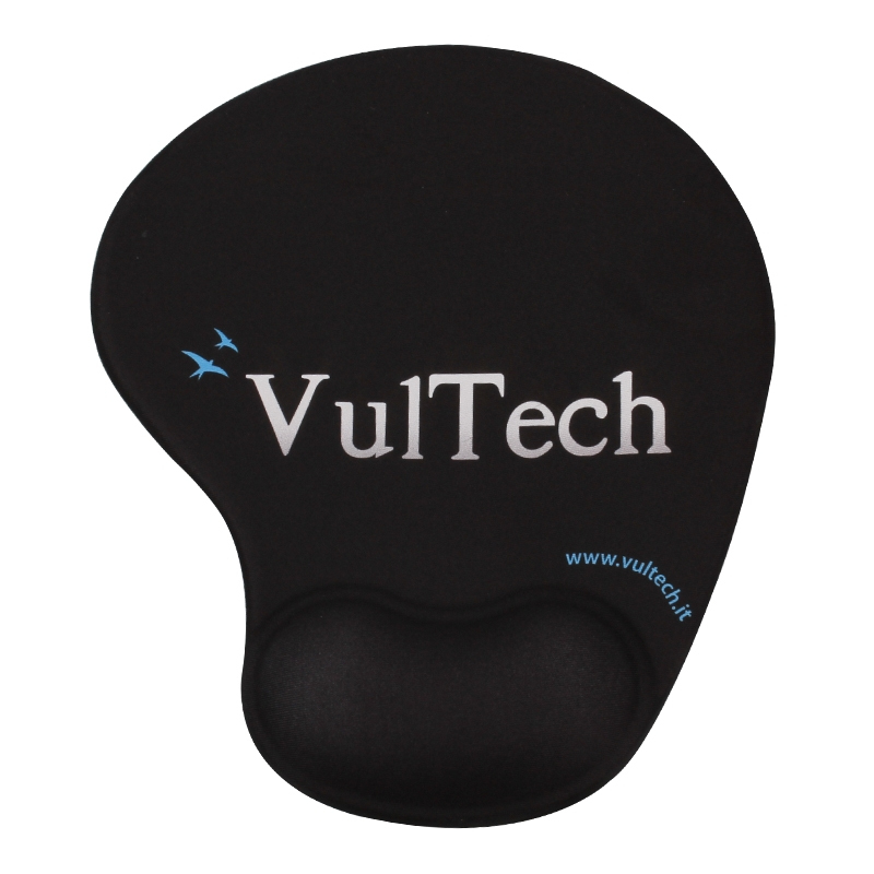 TAPPETINO MOUSE VULTECH NERO CON GEL