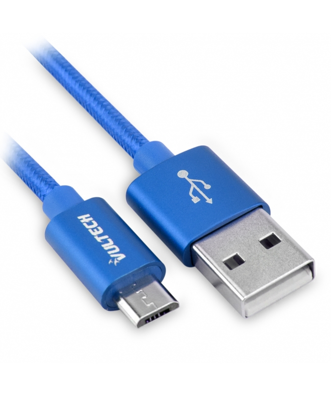 CAVO USB TO MICRO-USB 2.0 VULTECH 1M BLU
